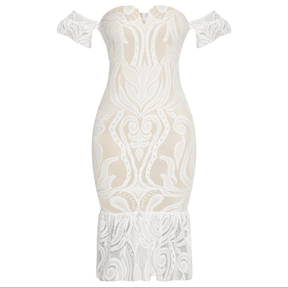 White Lace Dress NWT